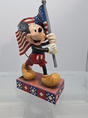 Jim Shore Walt Disney Showcase Mickey Mouse “Old Glory” #4032875 Enesco NEW